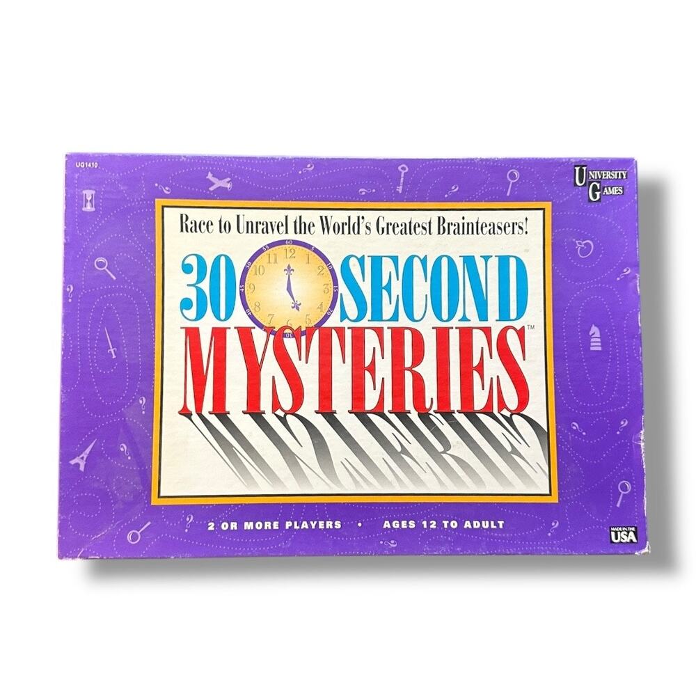 University Games 30 Second Mysteries Board Game